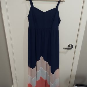 Torrid Size 1 color block Dress